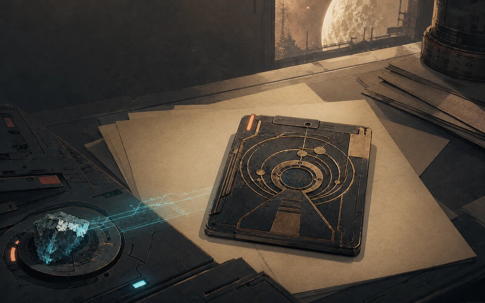 A Starport Founder credential archived beside Spirit Alloy